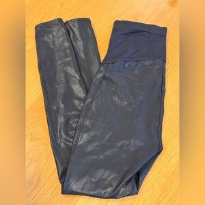SPANX Faux Leather Maternity Leggings